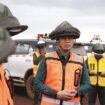 Penjabat (Pj) Bupati Kolaka, Muhammad Fadlansyah saat berkunjung ke site PT Vale IGP Pomalaa