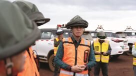 Penjabat (Pj) Bupati Kolaka, Muhammad Fadlansyah saat berkunjung ke site PT Vale IGP Pomalaa