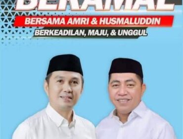 Pasangan Bupati dan Wakil Bupati Kolaka, Amri Jamaluddin - Husmaluddin (Beramal)