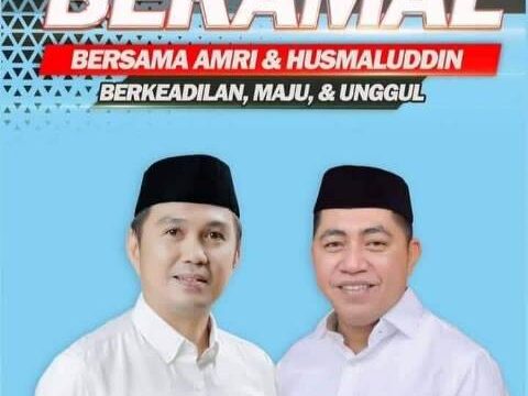 Pasangan Bupati dan Wakil Bupati Kolaka, Amri Jamaluddin - Husmaluddin (Beramal)