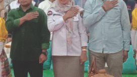 Kordiv Data KPU Muna, Alimuddin (kiri). FOTO: Ahmad