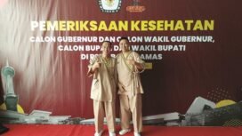 Pasangan calon (Paslon) Bupati dan wakil Bupati Kolaka H Muhammad Jayadin dan Deni Germanto Lisan