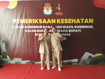 Pasangan bakal calon (Paslon) Bupati dan wakil Bupati Kolaka H Muhammad Jayadin dan Deni Germanto Lisan