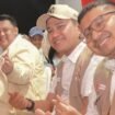 Eks Ketua DPW Perindo Sultra, Jaffray Bittikaka bersama balon Walikota Kendari, Yudhianto Mahardika saat deklarasi.
