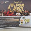 Tim PWI Sultra yang siap berlanga di Porwanas, Banjarmasin. Foto Kadamu