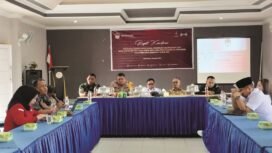 KPU Butur menggelar Rakor terkait persiapan pendaftaran bakal calon bupati dan wakil bupati serta tata cara penggunaan silonpilkada pada pemilihan serentak, di Hotel Sara’ea Kecamatan Kulisusu, Senin (26/8/2024). Foto : Darmawan