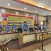 Polda Sultra saat melaksanakan penandatanganan pakta integritas dan pengambilan sumpah seleksi bintara.