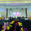 Universitas Halu Oleo (UHO) Kendari menggelar acara wisuda di Auditorium Mokodompit, Rabu (06/11).