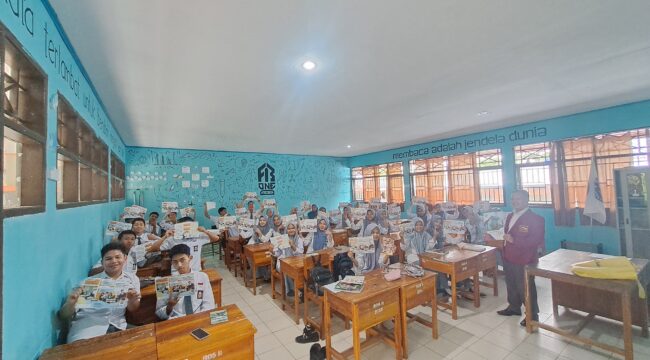 Institut Bisnis dan Keuangan Nitro saat sosialisasi di UPT SMAN 3 Enrekang.