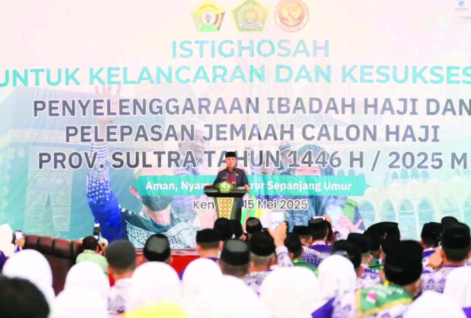 
 Lepas JCH, Gubernur ASR Bagi Uang Saku