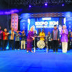 Wali Kota Kendari, Siska Karina Imran bersama Wakil Wali Kota Sudirman saat membuka pelaksanaan Ekspo UMKM. Foto Kadamu