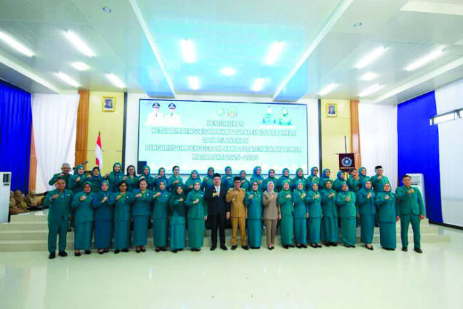
 Pengurus TP PKK Koltim Dikukuhkan