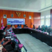 Pemkab Butur menggelar forum komunikasi pemangku kepentingan utama dan rekonsiliasi keuangan triwulan I di Aula Setda Butur, Kamis (8/5). FOTO: Darmawan/