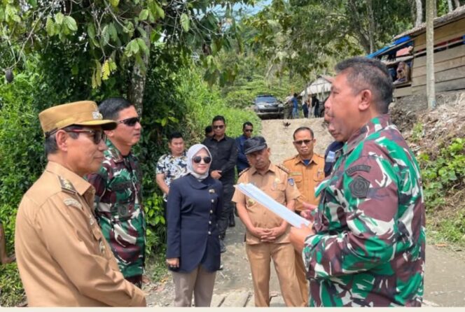 
 Tim Kemenhan Tinjau Lokasi Pembangunan Brigif Yonif TP Korem 143/HO di Tongauna