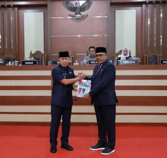 
 RPJMD Sultra 2025–2029 Diserahkan ke DPRD, Gubernur Tegaskan Komitmen Pembangunan