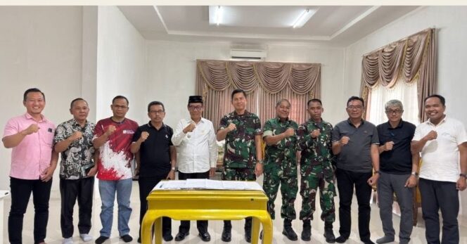 
 Perkuat Pertahanan Wilayah, Pemkab Koltim Hibahkan 25 Hektar Tanah untuk Korem 143/Halu Oleo