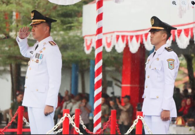 
 Upacara Peringatan HUT RI ke 80 di Kolaka, Khidmat Dibawah Guyuran Hujan