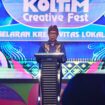 Wakil Bupati Koltim H. Yosep Sahaka saat menutup kegiatan. Diskominfo Koltim/Wartasuar.com