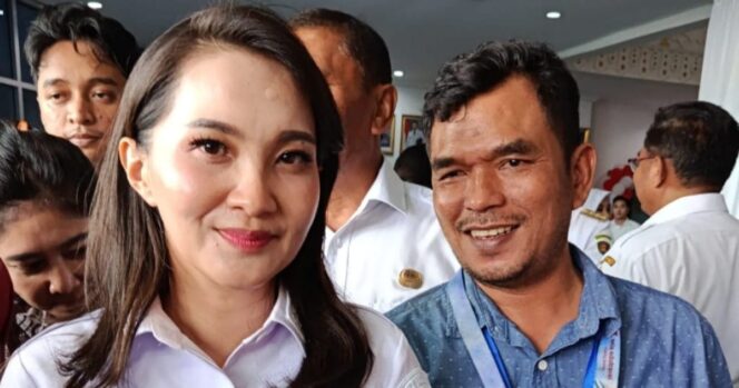 
 Gubernur Sherly Tjoanda Laos saat memberikan keterangan. Foto Kadamu/Kolaka Pos