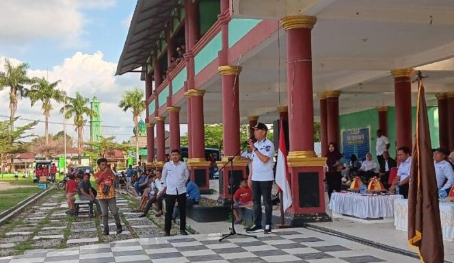 
 Bupati Kolaka H.Amri Kick off Liga Soeratin U-15 Sultra 2025