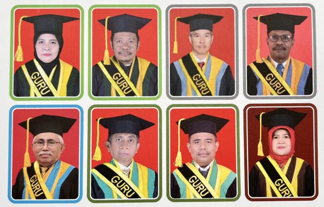 
 UHO Kukuhkan 8 Guru Besar