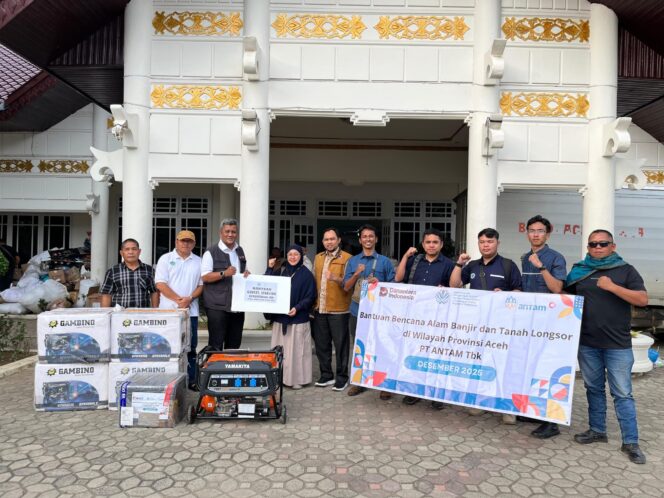 
 ANTAM Salurkan Bantuan dan Tim Tanggap Darurat untuk Bencana di Aceh, Sumut, dan Sumbar