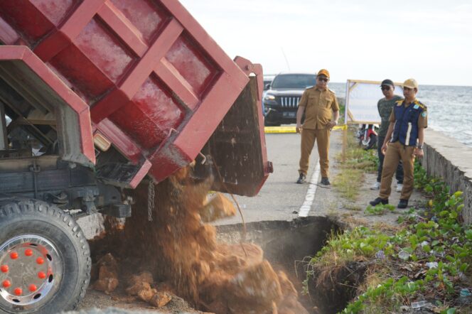 
 Gerak Cepat Pemkab Kolut Benahi Jalan Rusak Bypass Lasusua