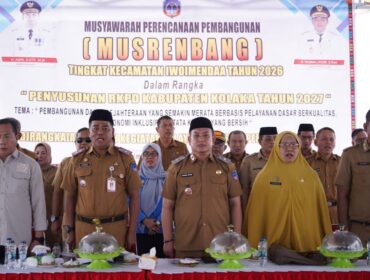 Musrenbang tingkat Kecamatan Iwoimendaa, yang digelar dalam rangka penyusunan Rencana Kerja Pemerintah Daerah (RKPD) Kabupaten Kolaka tahun 2027, beberapa waktu lalu. Foto Diskominfo Kolaka