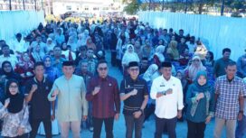 Bupati Kolaka foto bersama usai kegiatam Musrembang di Kecamatan Wundulako. Foto Diskominfo Kolaka