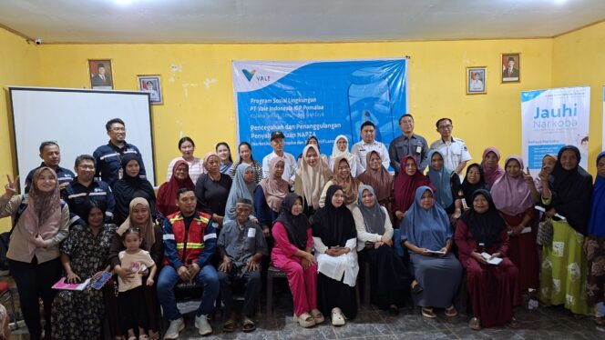 
 Promkes Berkelanjutan, PT Vale IGP Pomalaa Edukasi Bahaya Narkoba dan HIV/AIDS di Sopura