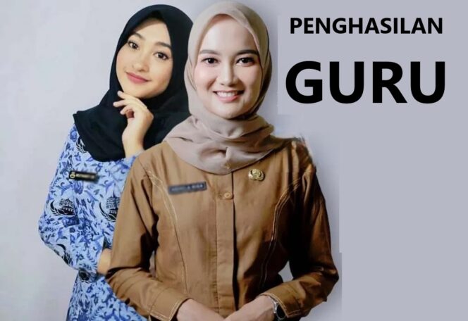 
 ilustrasi: penghasilan guru menggiurkan