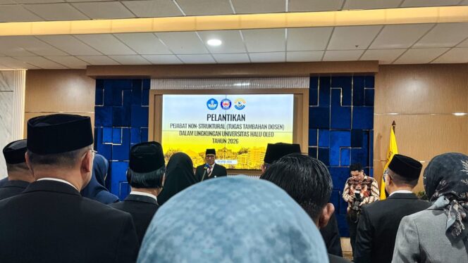 
 29 Pejabat Nonstruktural UHO Resmi Dilantik, Perkuat Tata Kelola dan Kinerja Akademik