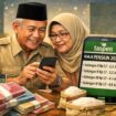 Ilustrasi: pensiunan ASN, TNI, Polri, menerima gaji di PT Taspen. gemini ai