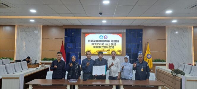 
 Yusuf Sabilu Resmi Daftar Balon Rektor UHO, Fokus Penguatan Pascasarjana dan Akreditasi Internasional