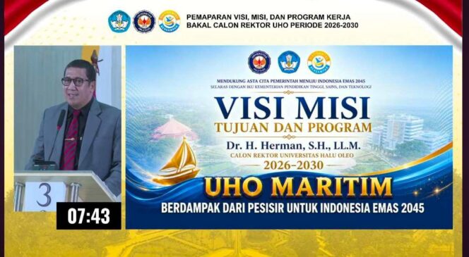 
 Dr. H. Herman Paparkan Visi “UHO Maritim” Menuju Kampus Berdampak untuk Indonesia Emas 2045