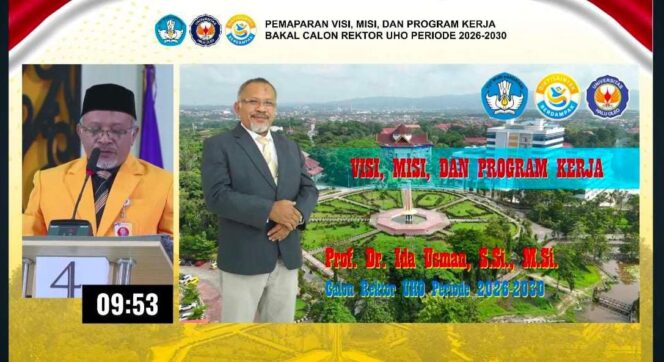 
 Prof. Dr. Ida Usman Tawarkan Visi Socio-Techno University, Siap Jadikan UHO Penggerak Pembangunan Wilayah Pesisir, Kelautan, dan Perdesaan