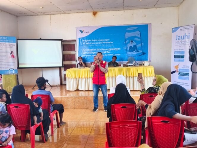 
 Cegah Narkoba, PT Vale Edukasi Warga di Desa Oko-Oko
