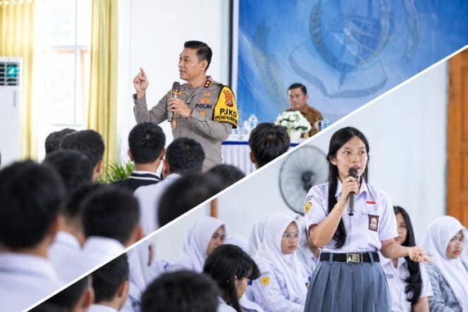 
 Cegah Tawuran Pelajar, Kapolda Sultra Beri Edukasi di SMAN 4 Kendari