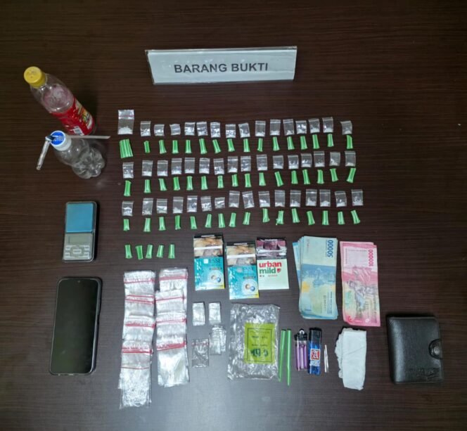 
 Dua Pekan, Satnarkoba Polres Kolut Ungkap 5 Kasus Sabu, 44,91 Gram Disita